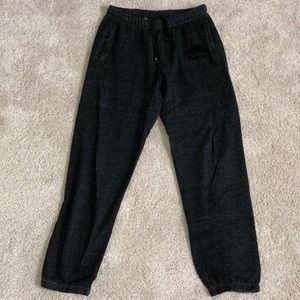 Roots sweatpants, black with white speckles